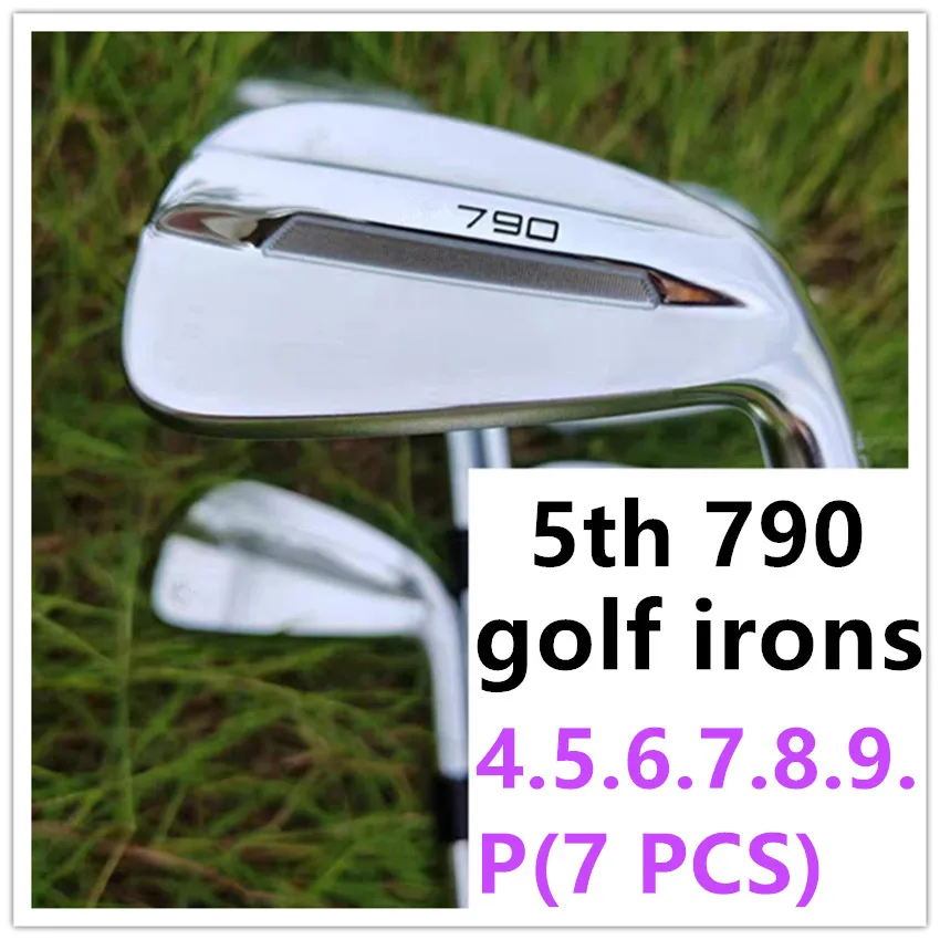 

New 790 iron 5th generation silver 790 golf iron set 4-9P (7 PCS) with head cover
