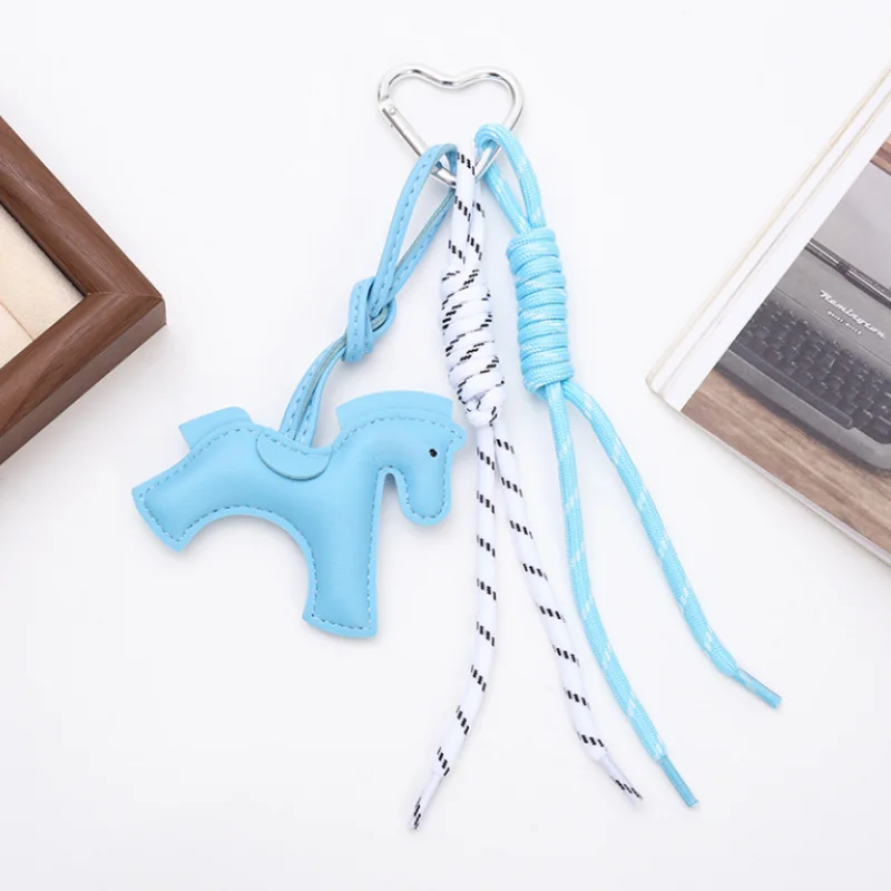 Women'S Bag Pony Bag Pendant Ornament Keychain High Quality Horse Ornament Handmade Stitching Charm Accessory Gift