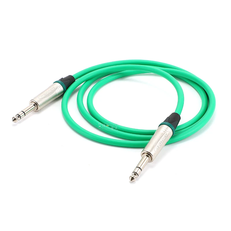 NEUTRIK 6.35 to 6.35 jack Balanced Microphone Cable 3-pore CANARE Audio Line L-2T2S, For DIY Wireless Mic Mixer Computer Cables