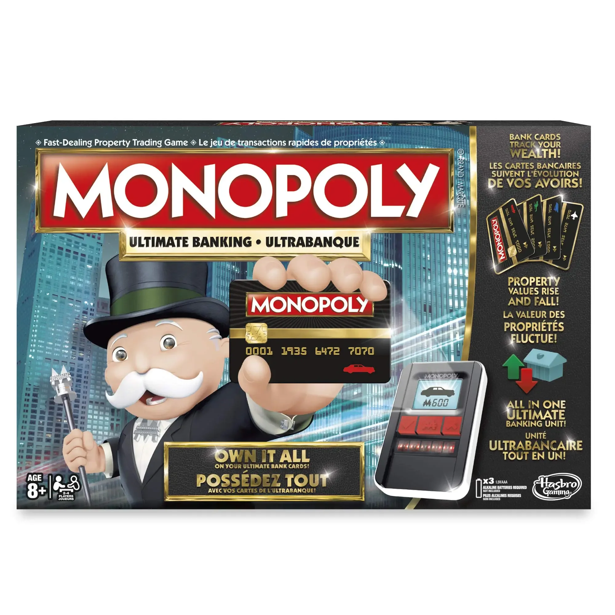 Hasbro MONOPOLY Crooked Cash Board Game B6677