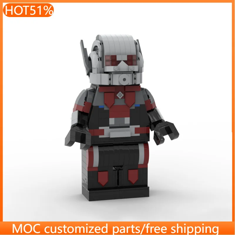 

Набор из 716 деталей Brickheadz: Гигантская фигурка героя в стиле MOC, модульный конструктор, развивающая технологичная игрушка, подарок на праздники, сделай сам