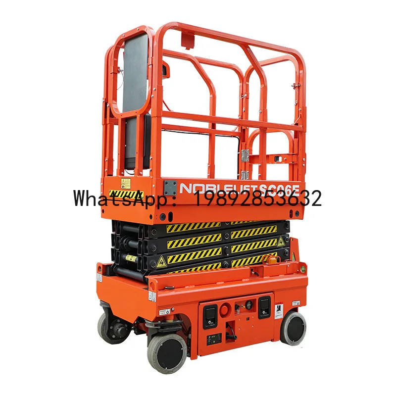 YFY Scissor Lift Platform Movable High-Altitude Work Hydraulic Drive Aerial Lift Maintenance Cargo Elevator