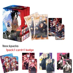 2024 più nuovo Jujutsu Kaisen card badge JJK Booster Box JJK badge Gojo Satoru Nanami Sukuna Hobby regalo di natale