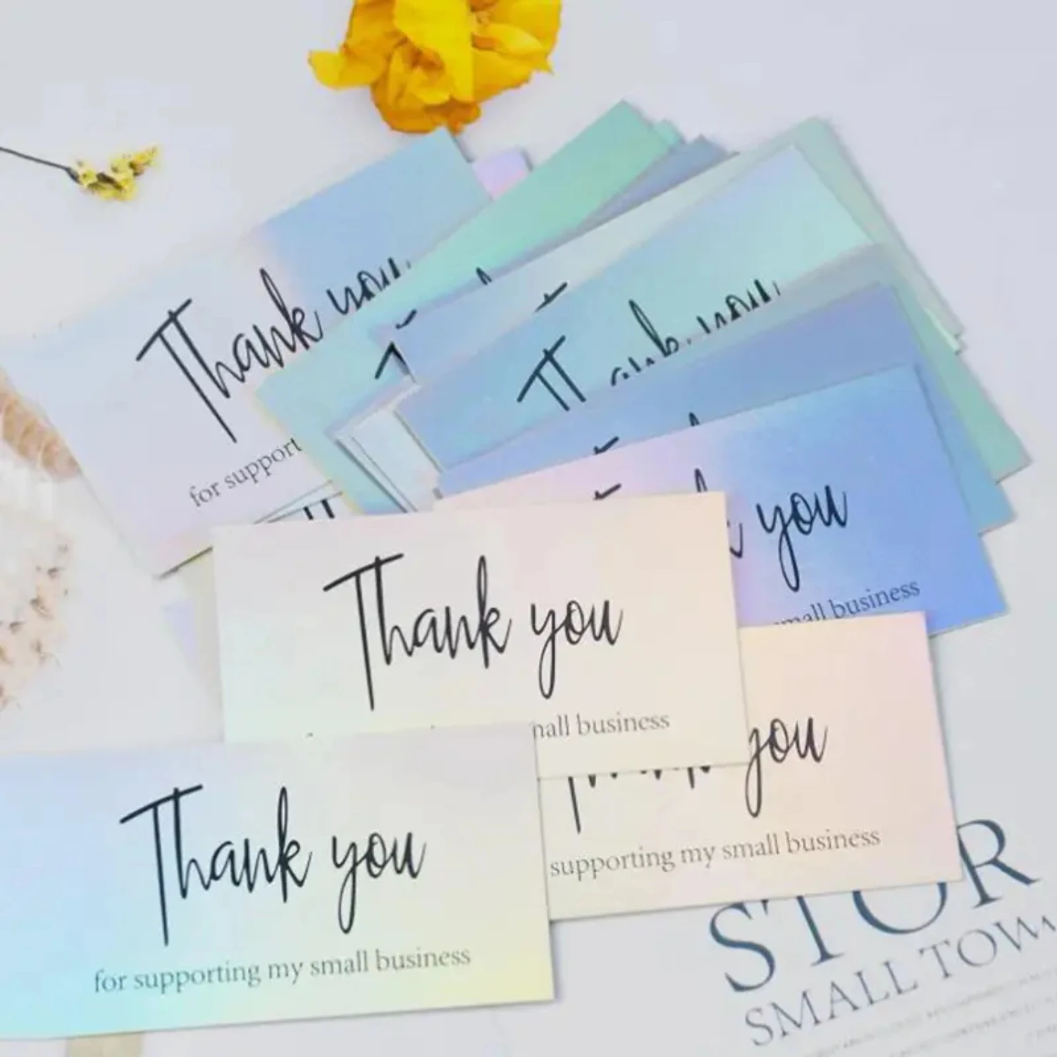 

Stylish and durable set of 50 high-quality metal gift cards with unique slogan patterns, perfect for collecting and gifting. The