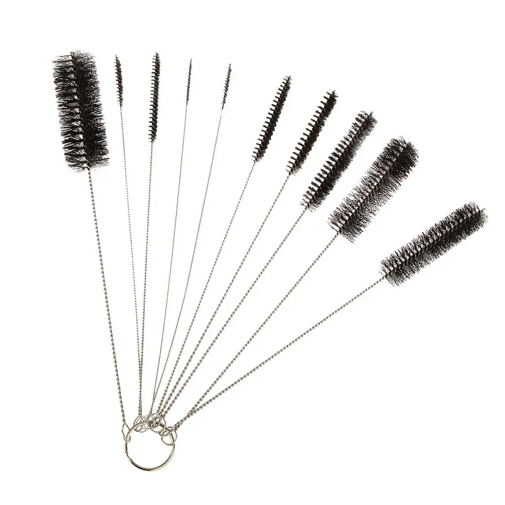 Needle Airbrush Spray Nozzle Cleaning Brush Practical Tool Lot of 10