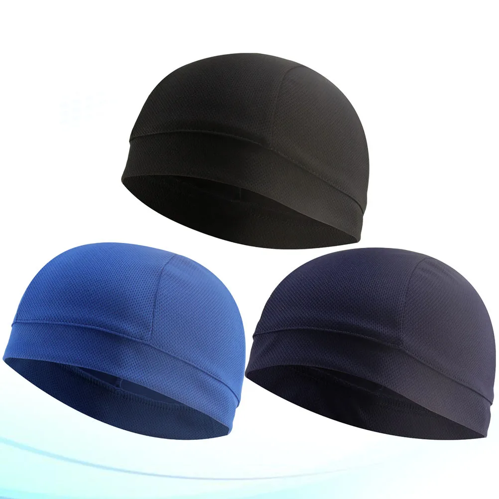 

3pcs Cycling Liner Sweat Absorb Quick Dry Uv Protection Wind Resistant Stretchy Sports Inner Liner For Outdoor