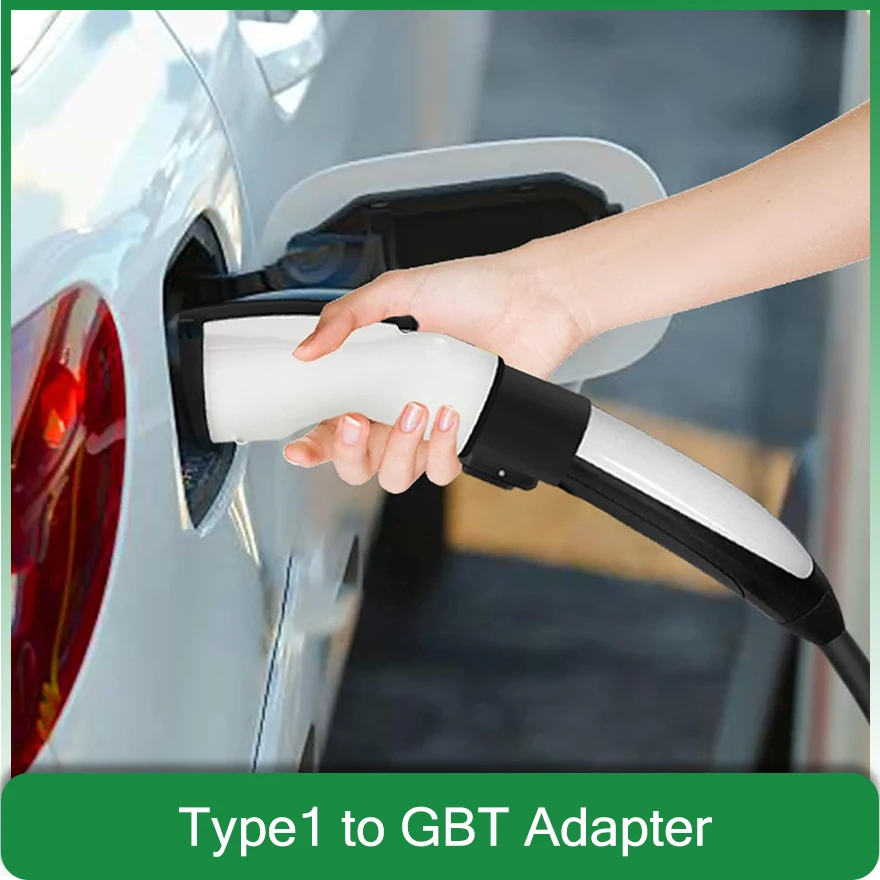 Adaptador tipo 1 a gbt J1772 BYD para vehículo eléctrico, Conector de carga EV de 7kW, 16A, 32A, accesorios para coche, convertidor