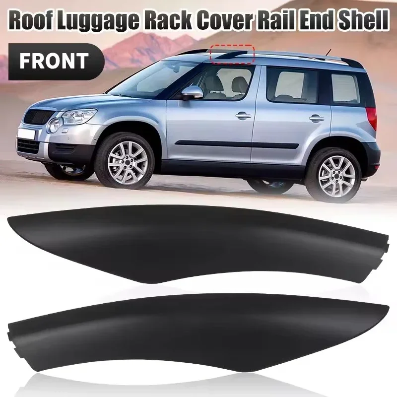 Für Skoda Yeti SUV 2009-2018 Dachgepäckträger-Endkappenabdeckung Ersatz 5LD860146-GT5 5LD860145-GT5 Dachträgerabdeckung – Detail 8