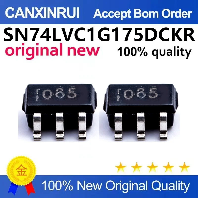 （5pcs-100pcs）Original genuine SN74LVC1G175DCKR SC-70-6 single channel D-type trigger chip