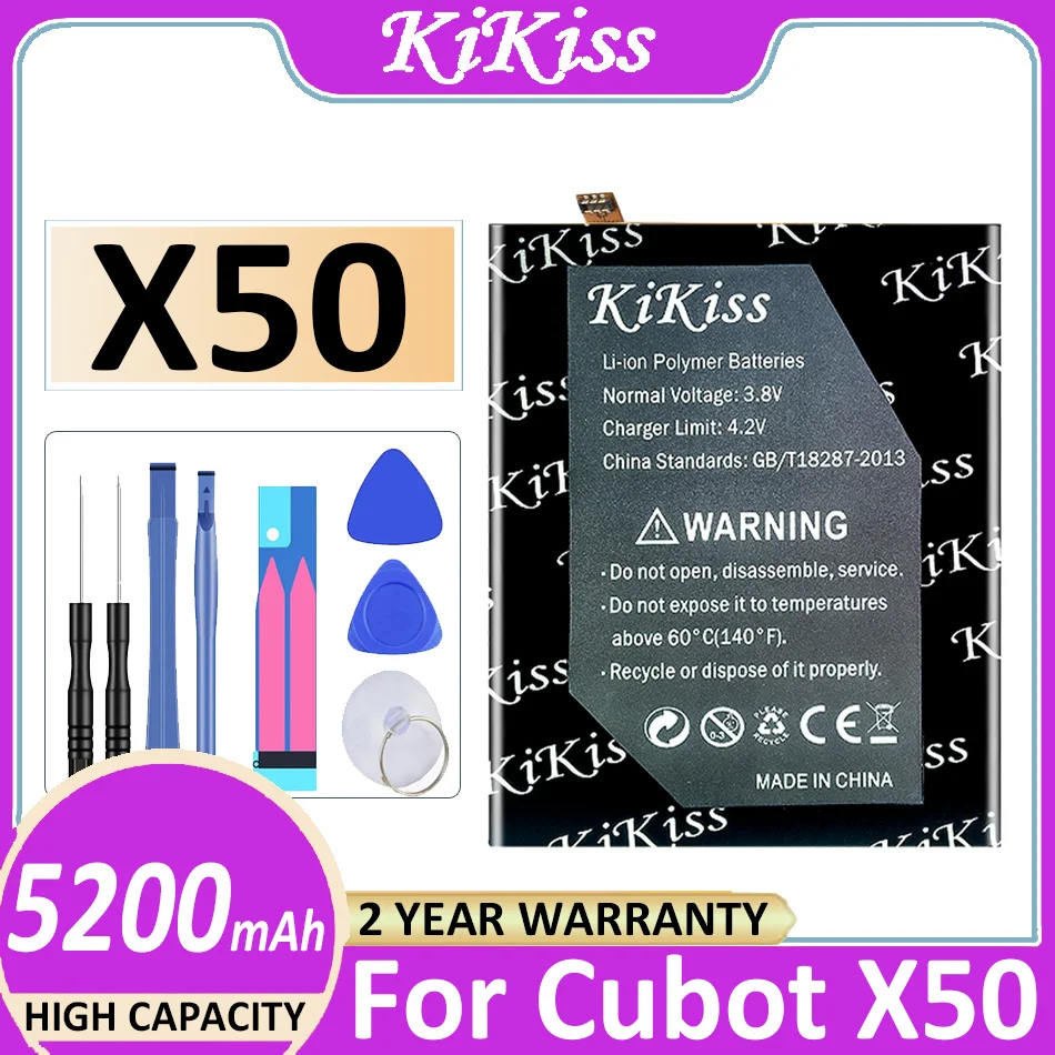 

Battery 5200mAh For Cubot X50 Bateria