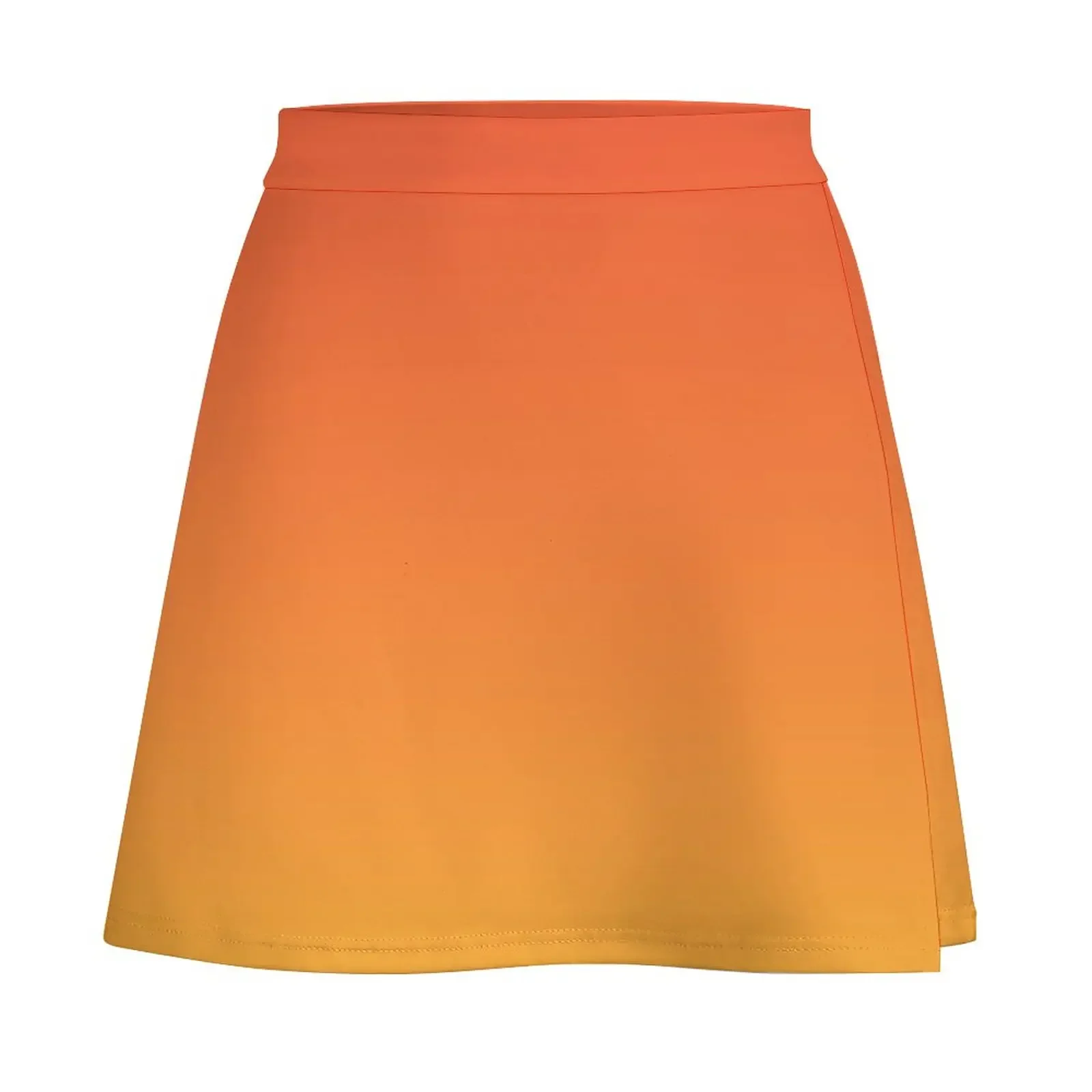 modern trendy abstract Yellow Orange Ombre Mini Skirt korean style clothes women 2025 Women's summer skirt Mini Skirt