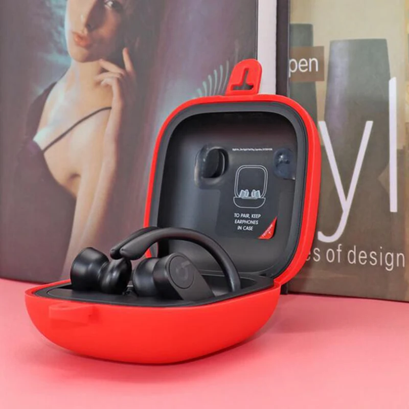 Wireless Bluetooth Headset Accessories Soft Silicone Earphone Charging Case Replacement For Beats Powerbeats Pro Protective Box