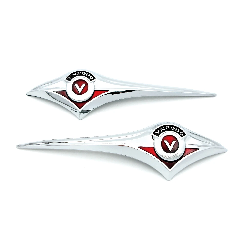 Motorcycle Body Emblem Badge Decals Fuel Gas Tank Plastic Stickers Parts For Kawasaki VN Vulcan Classic VN400 VN500 VN800 VN2000