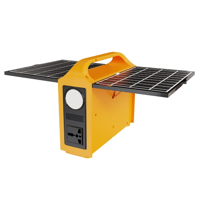 Estación de energía de 76,8Wh, batería LiFePo4, generador Solar de 100W, almacenamiento, Banco de energía de 220V/110V con Panel Solar para viajes de acampada