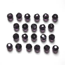 StreBelle AAA 6MM Multi Colors 100pcs/Lot Austria Faceted Crystal Glass Beads Loose Spacer Round Bead for Fashion Jewelry Making