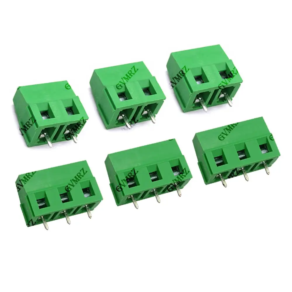 10pcs KF128 2.54mm 5.08 5.0 3.81 KF128 7.5 mm PCB Screw Terminal Block Connector for Wires 2P 3P 4P Terminal 2P 3P 4P