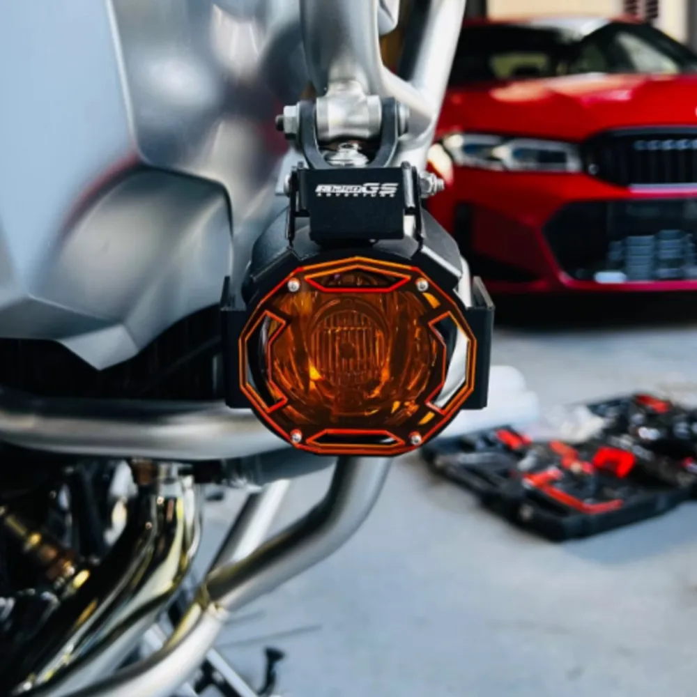Motorcycle Fog Lamp Light Cover Guard Grille Protector For BMW R 1250 GS R1250 R1250GS Adventure ADV R1250RT 2019-2022 2023 2024