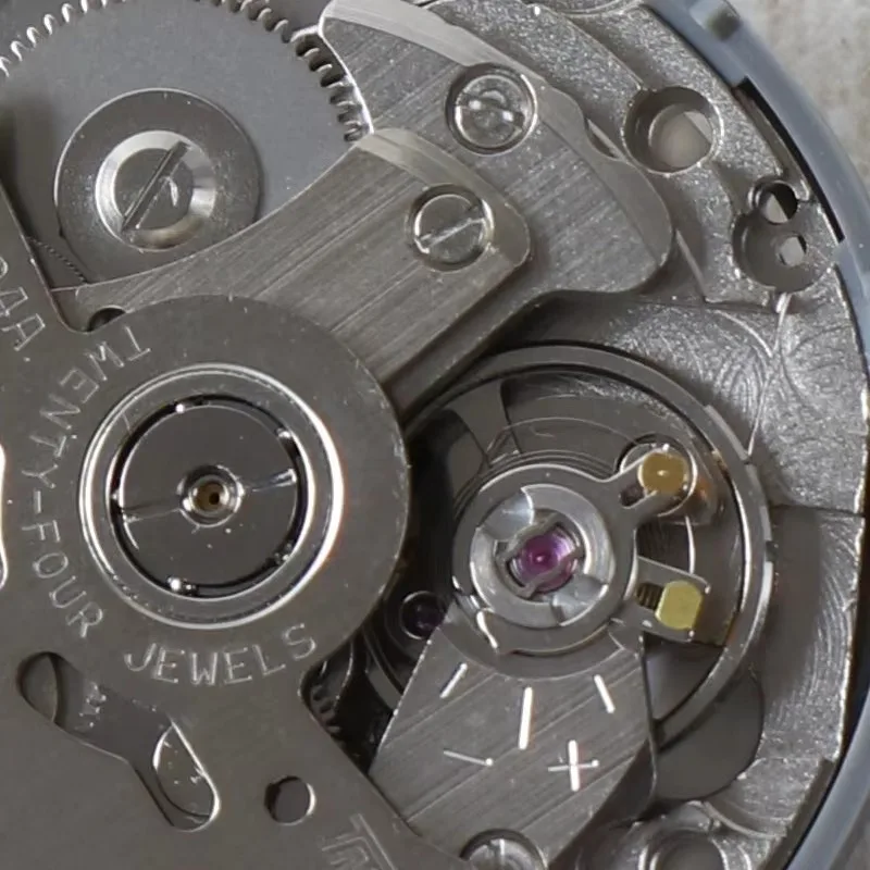 Giappone Originale Seiko NH34 NH34A GMT 24 Gioielli Meccanico Automatico Ruota Data Bianca Movimento ad Alta Precisione Corona alle 3.0