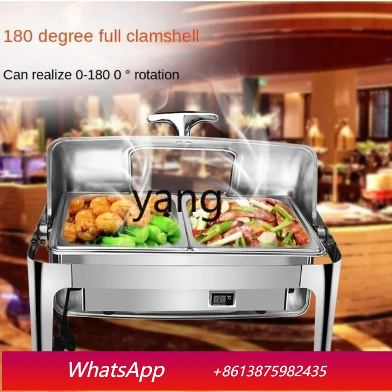 

lX Commercial Square Flap Buffet Stove Heating Buffet Breakfast Maintaining Furnace