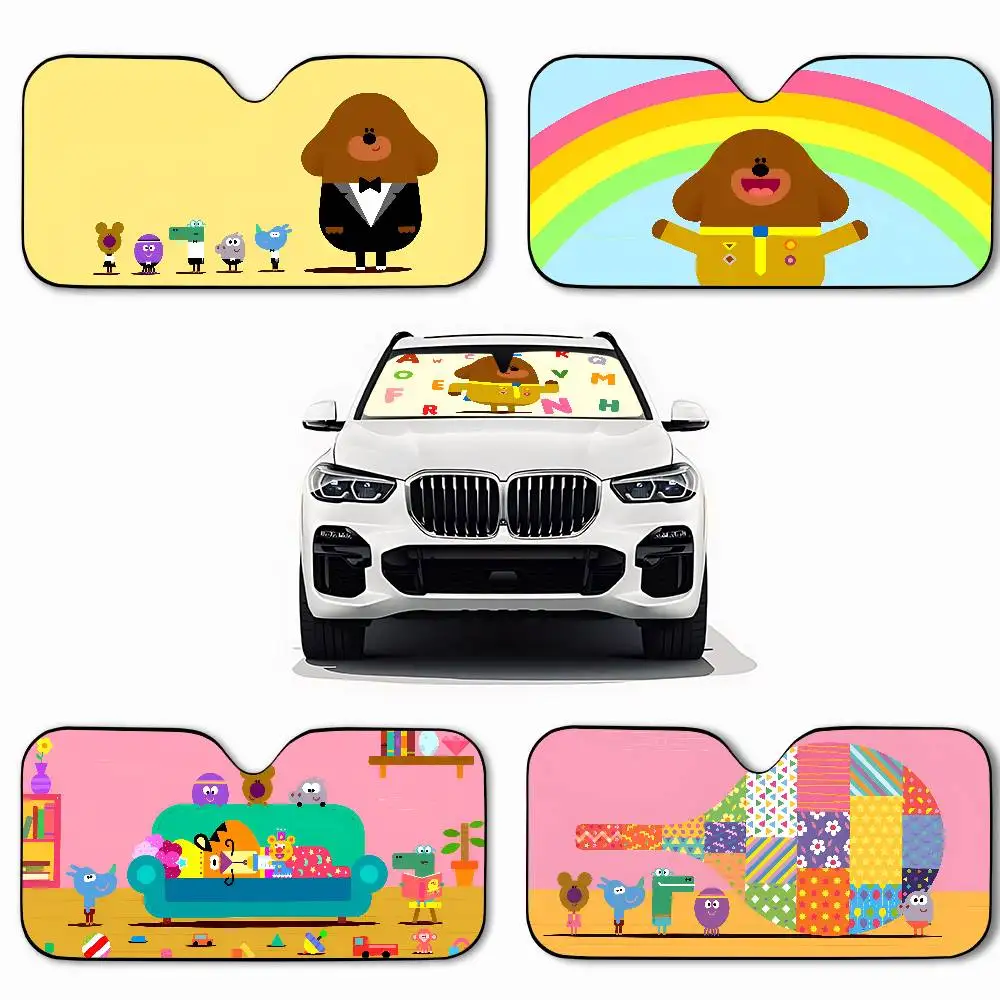 يا D-Duggee الزجاج الأمامي ظلة نافذة السيارة غطاء الزجاج الأمامي الشمس الظل السيارات الشمس قناع سيارة يغطي سيارة الحماية من الشمس