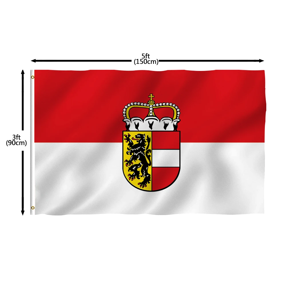 Flagnshow 100% Polyester Salzburg Flags