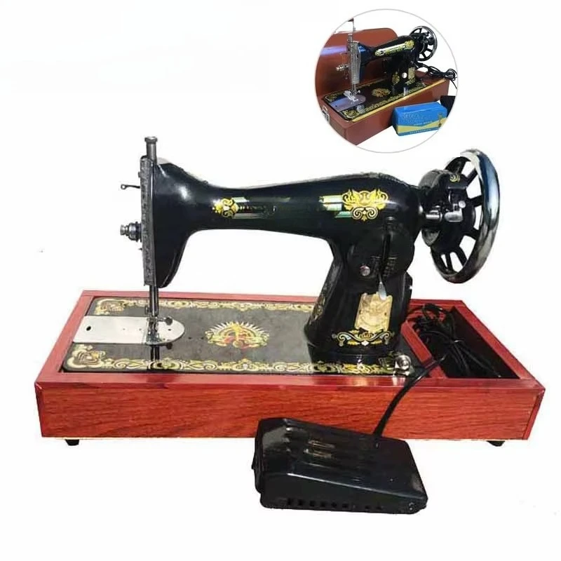 Portable Sewing Machine  Electric Old-fashioned Sewing Machines for Thick Thread Walking Foot Tailor Sewing Tools