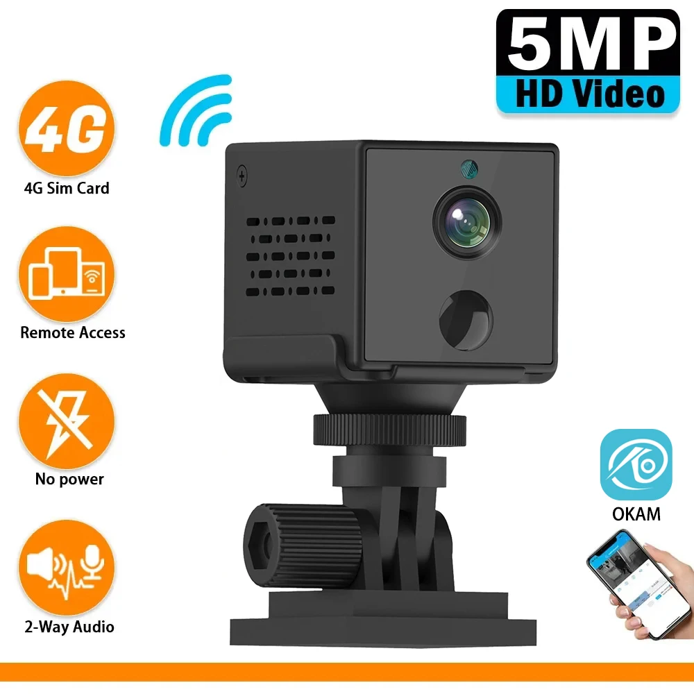 500W Pixel HD WiFi Camera Smart Security Surveillance Home Surveillance Camera PIR Body Detection Two-Way Audio Mini Camera