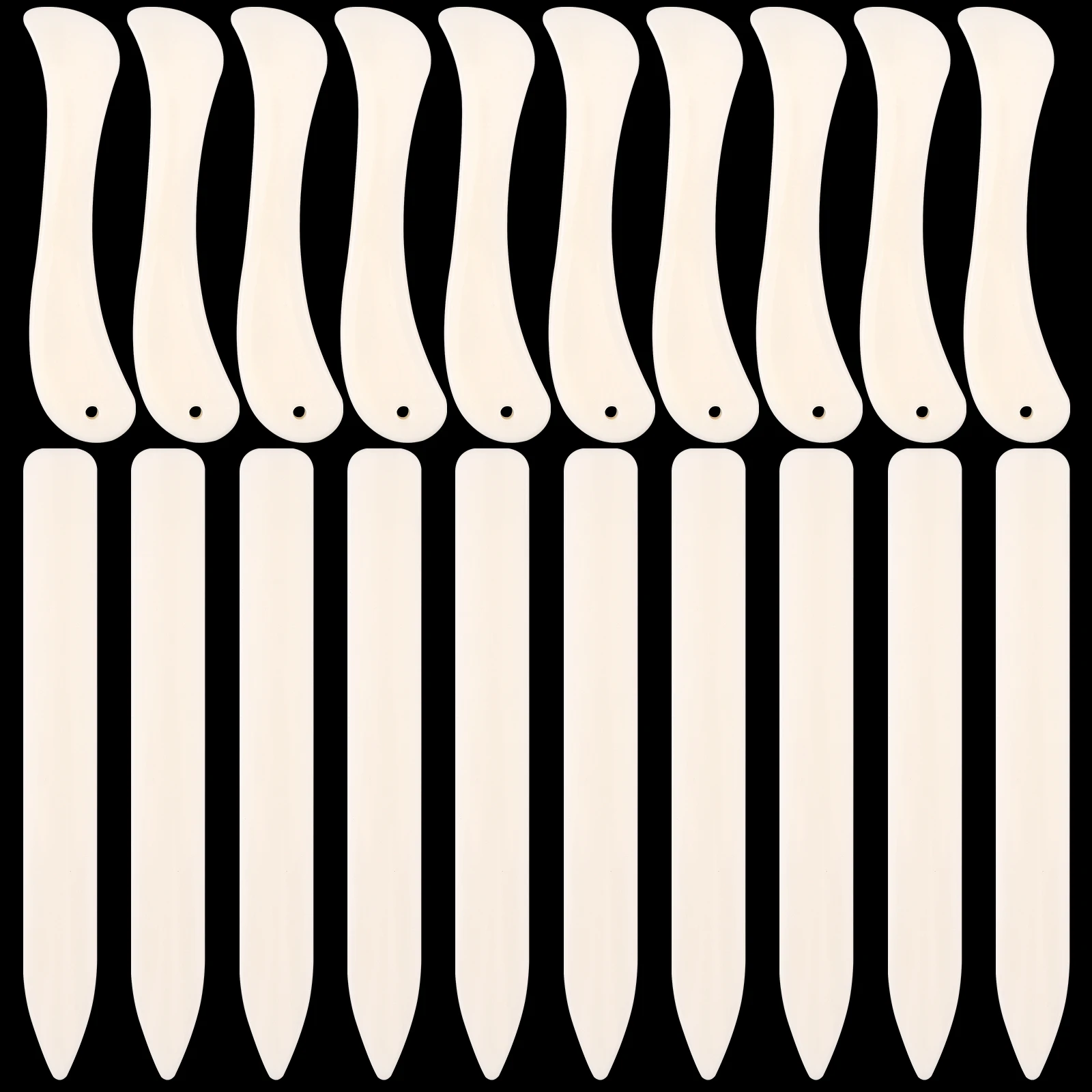 20 PCS Bone Folder Tool, Plastic Bone Folder Crafts Scoring Folding Creasing Paper Crafting Scrapbooking Tool For Paper Leatherc