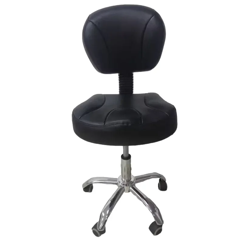 

Nordic Bar Backrest Stool Beauty Salon Furniture Hairdressing Barber Shop Office Dentists Pulley Work Tattoo Saddle Chairs