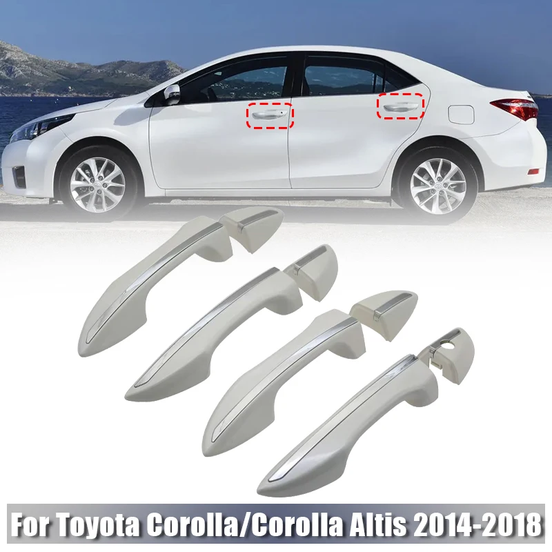 

Exterior Door Handle With/Without holes 69210-02210 69220-02170 69211-02320 for Toyota Corolla，Corolla Altis 2014-2018