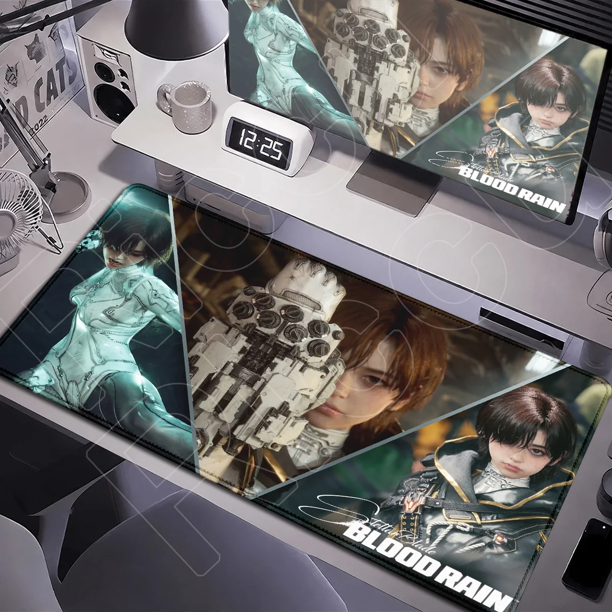 Large Non-slip Office Keyboard Tabletop Mats XXL S-Stellar Blade Evie Game Extended Overlock Mouse Pad Laptop Rubber Accessories