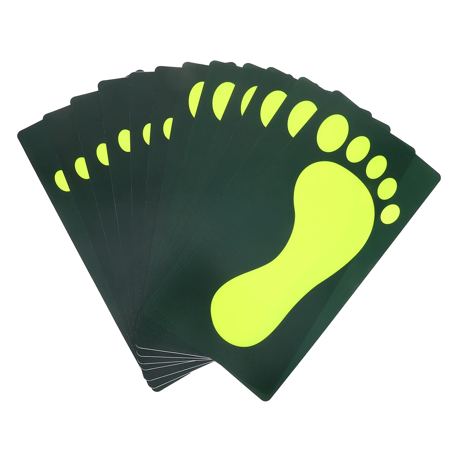 12 шт., ночные светящиеся наклейки на пол, водонепроницаемые нескользящие съемные наклейки из ПВХ для эвакуационных маршрутов, классного офиса