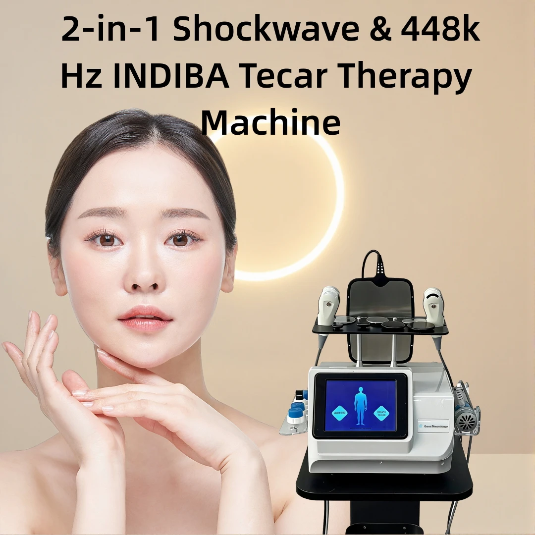 

Аппарат для терапии RET/CET и ударно-волновой терапии 2-в-1, 448 кГц, модель 2026 года | Оборудование для лимфодренажа, снятия боли и физиотерапии всего тела