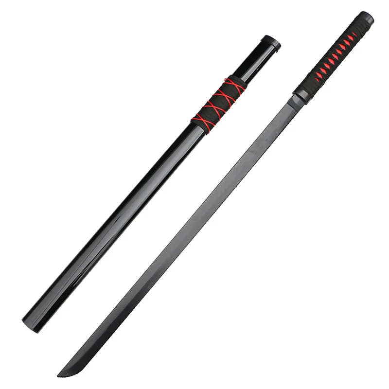 95cm/37.4in Anime Kakashi Cosplay Sword Bamboo Peripherals Model Props With Sheath Toys Hobbies Crafts Ornaments Birthday Gifts