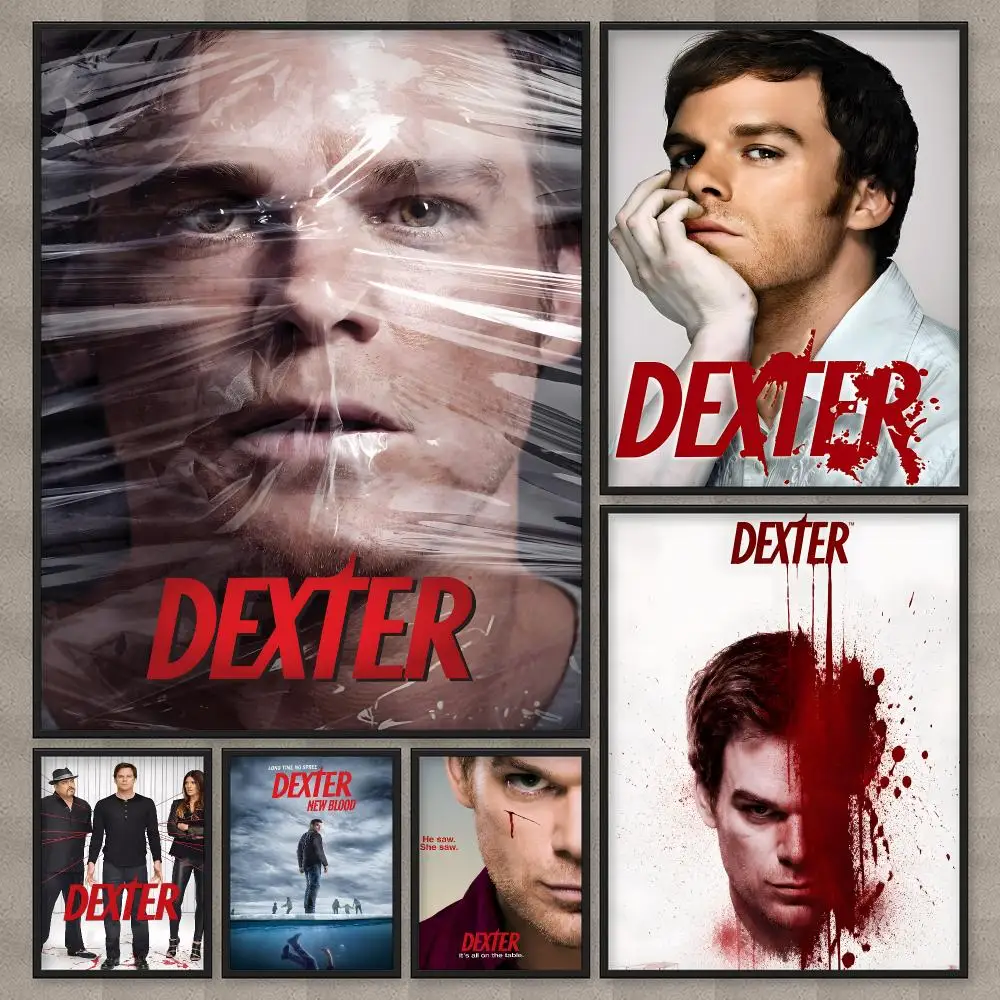 Dexter Morgan Character Poster HD Wall Art Home Decor Waterproof Print Bedroom Garage Party Gift