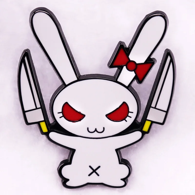 A2581 Classic Anime Rabbit Decorations Lapel Pins for Backpack Badges Enamel Pin Women's Brooches Fashion Accessories