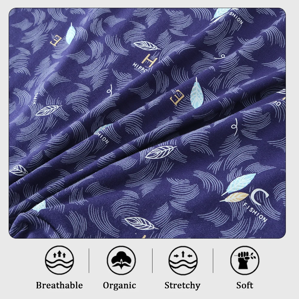 5Pcs Sexy Men Underwear Boxers Men's Panties Lingerie Breathable Printed Male Underpants Plus Size Man Boxer Briefs Mens Trunks