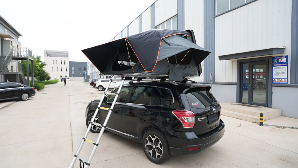 Waterproof 4 person roof tent Car roof tent ABS hard shell roof tent 4X4 camping