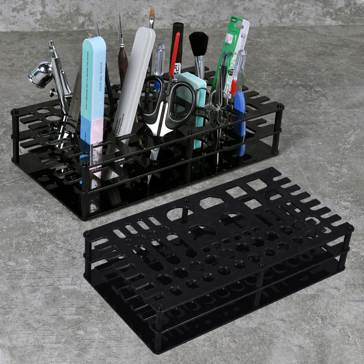 Assembly Desktop Modular Storage Rack for Scale Model Kit Assembly Painting Maintenance Tools Mobile Phone Repair Tools
