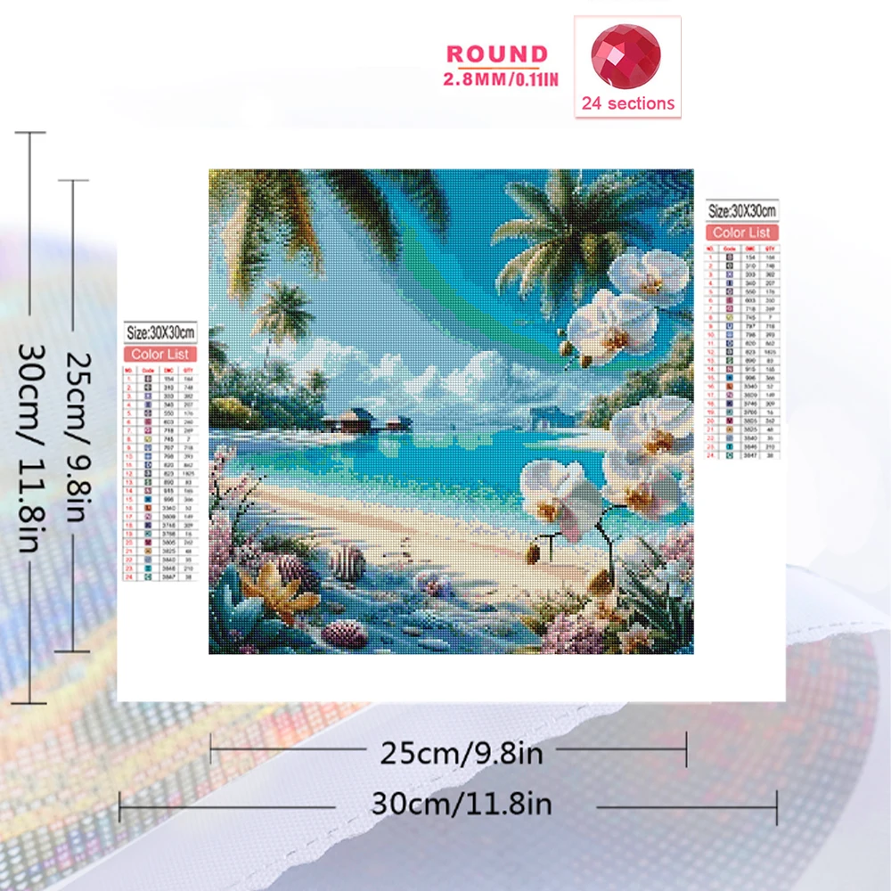 Momoart Seaside Diamond Mosaic - đánh giá và giá Embroidery Daisy