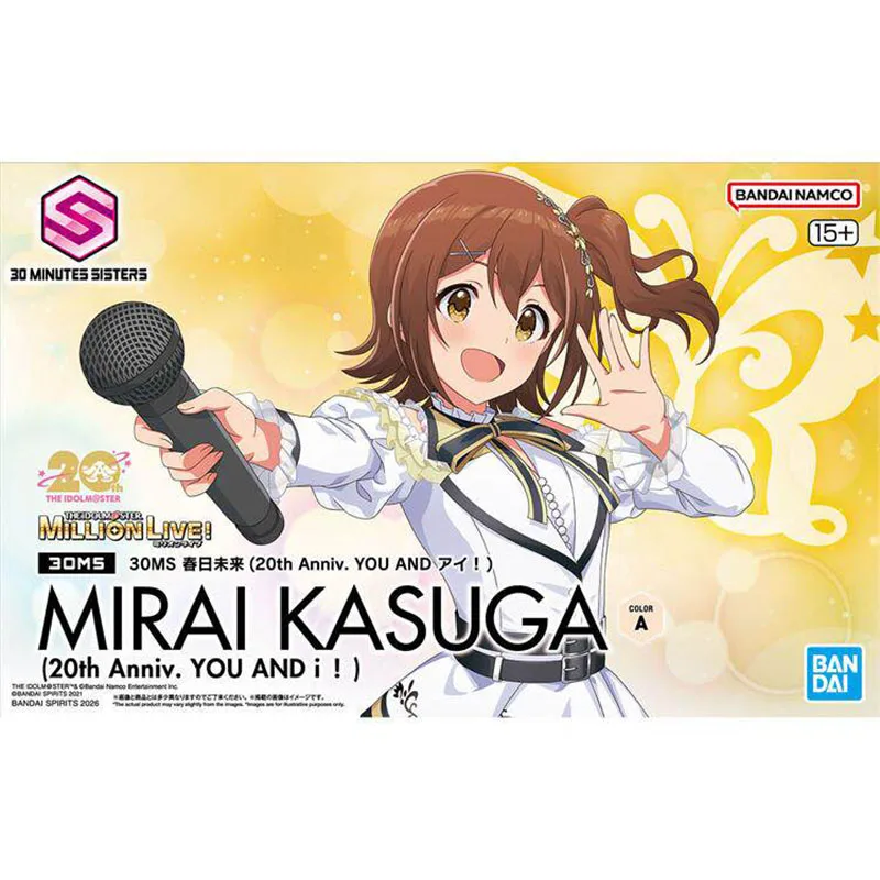 

Bandai The Idolm Model Kit 30MS Mirai Kasuga 20th Anniv You And Anime Figures Action Figure Building Kit Toys For Boys Gift