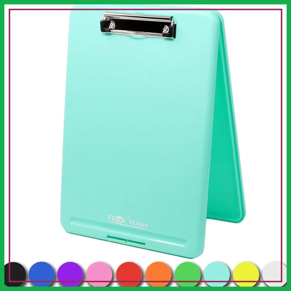 

Heavy Duty Plastic Storage Clipboard, 25% Thicker, Won't Flex, Holds 150 Sheets