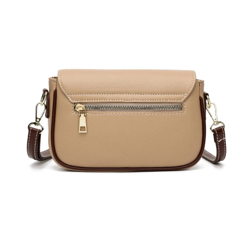 Dames kleine flaptas PU lederen schoudertas crossbody tas Eenvoudige bag Veelkleurige handtassen en portemonnees