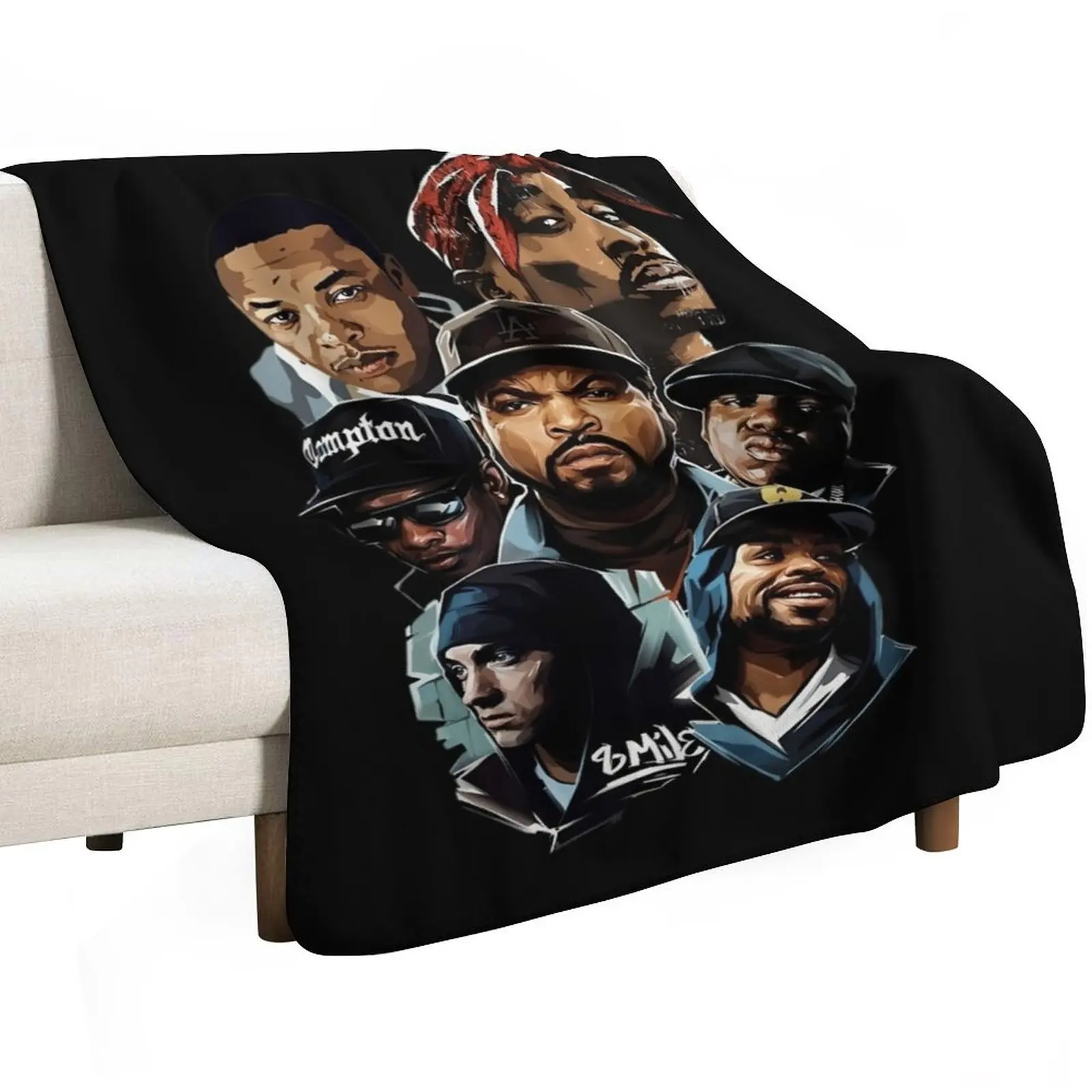 Official Tupac Love Vintage California Throw Blanket cosplay anime decorative Bed For Baby Furrys Soft Big Blankets