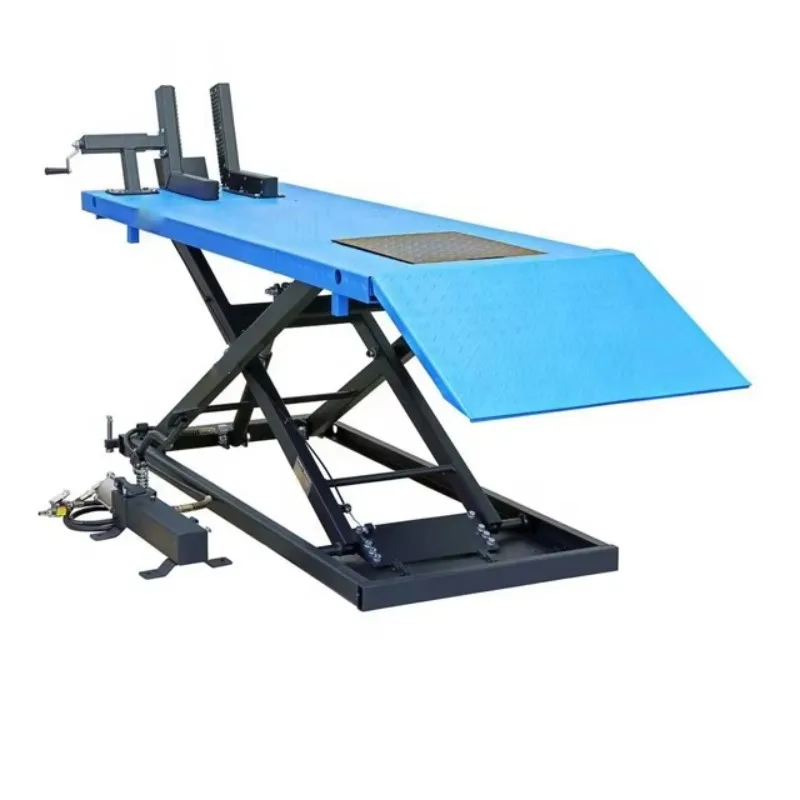 

2025 New StyleOsate 1500lbs Pneumatic Motorcycle Scissor Lift Table With CE Certification