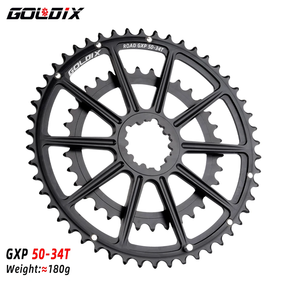 GOLDIX 22/20 スピードダブルチェーンリング 50-34T 52-36T 53-39T