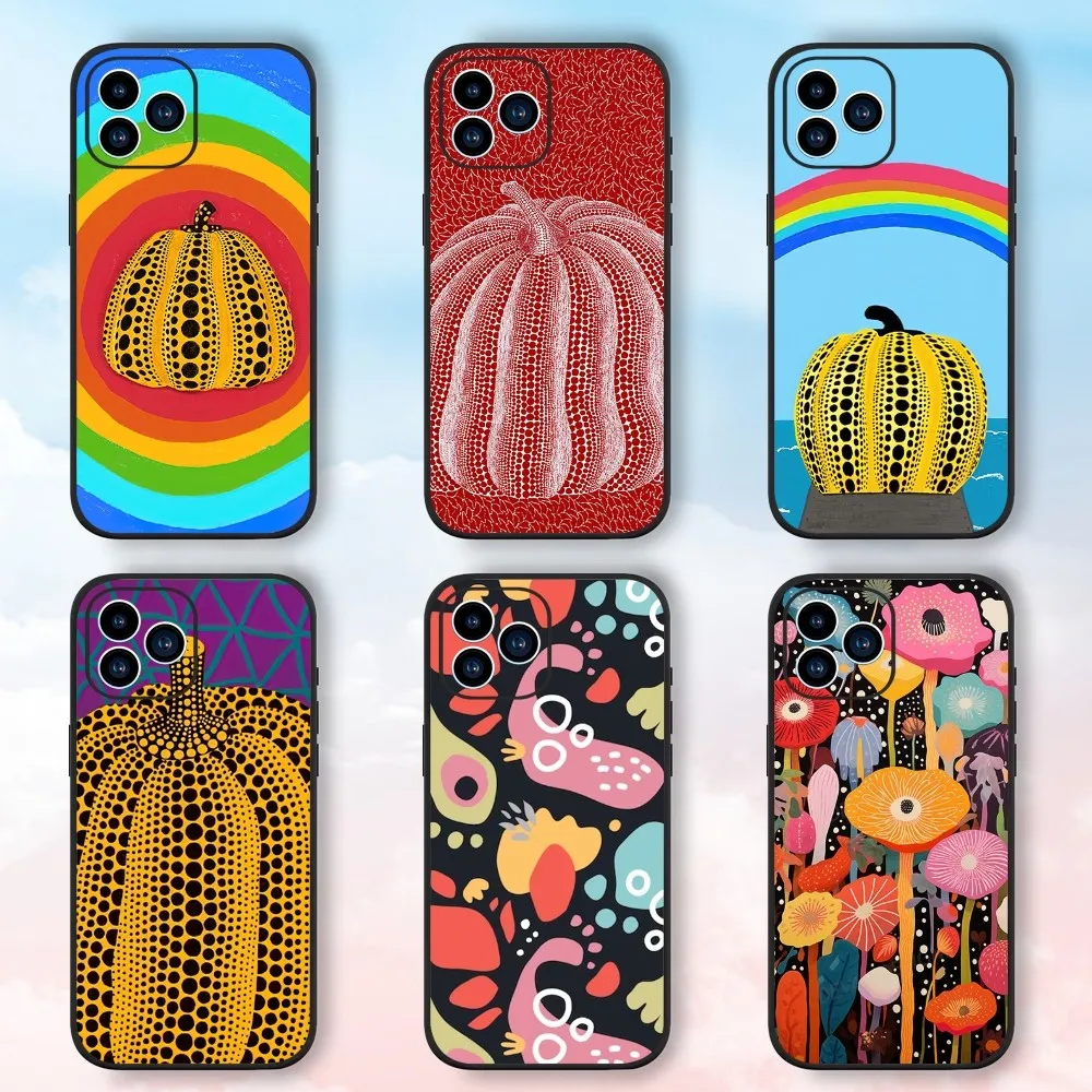 Yayoi Kusama Art Phone Case For Samsung Galaxy A51 A71 A41 A21S A11 A03S A12 A32 A52 5G Silicone Cover