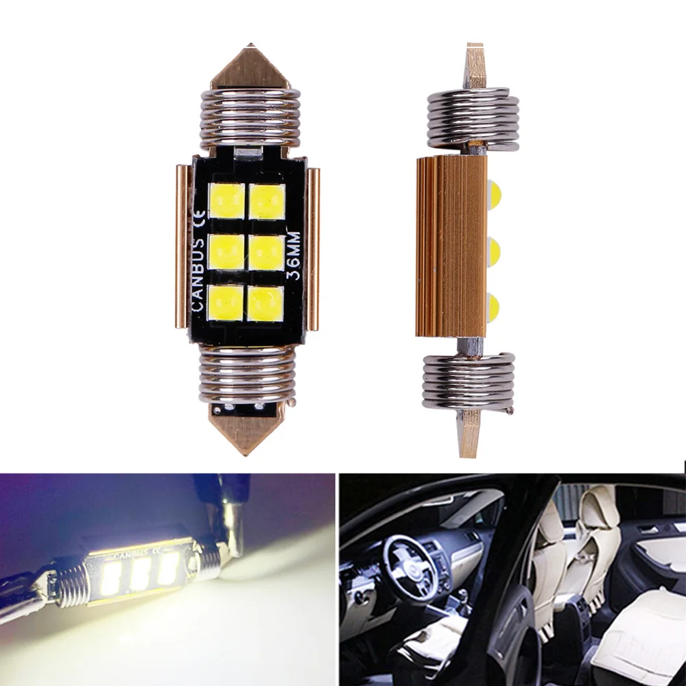 2Pcs C5W Led Luggag… - image