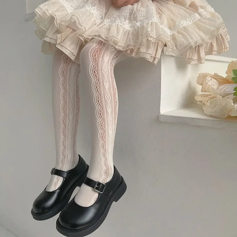 Ballett-Tanzstrumpfhosen. Kinder-Netzstrümpfe, Modische Mädchen-Strumpfhosen, Netzstrümpfe für Kinder