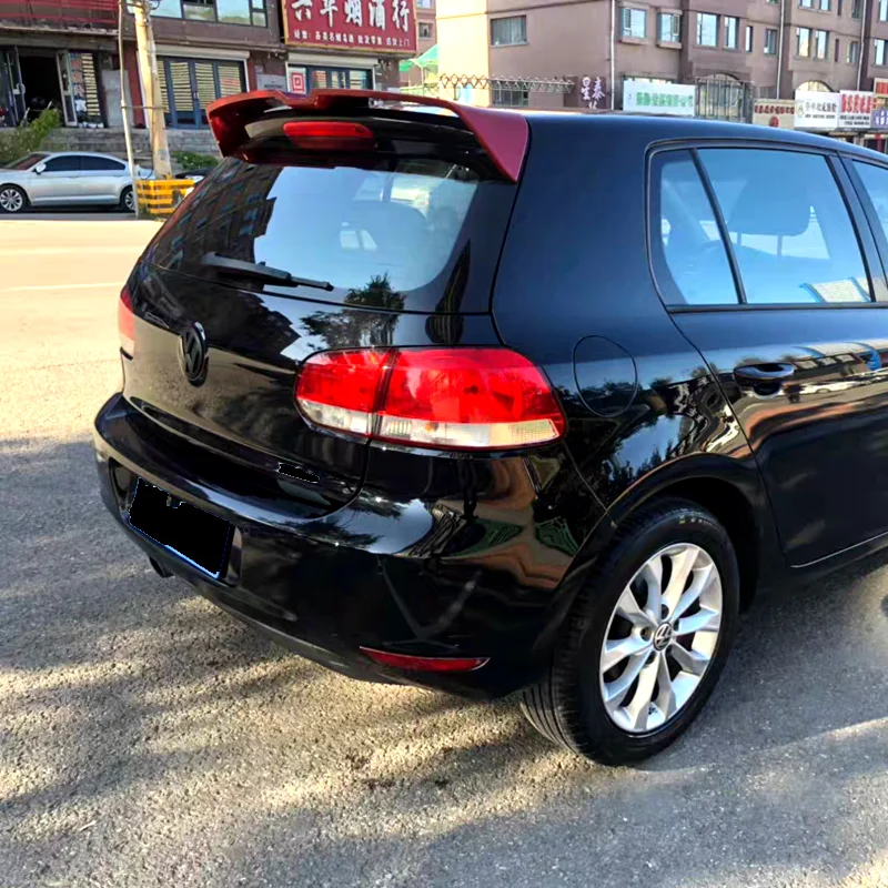

Спортивный спойлер на крышу для Vw Golf 6 2010-2013 лет, задний багажник из АБС-пластика, крыло, комплект аксессуаров для кузова автомобиля
